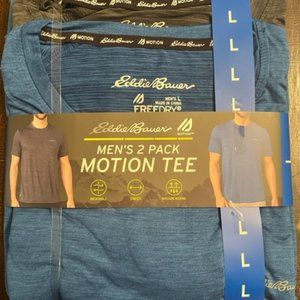 Eddie Bauer Motion Tee 2 pack Large